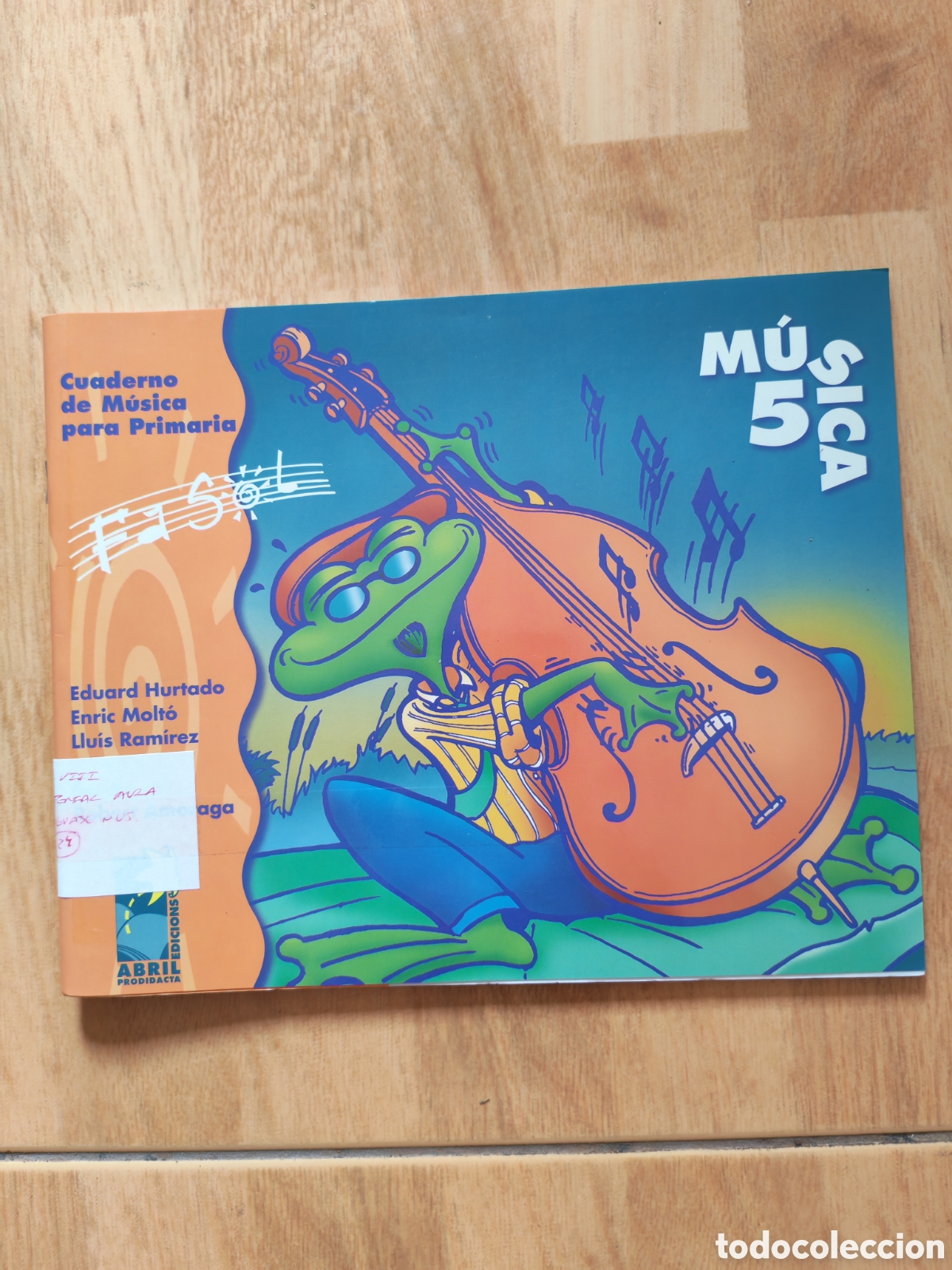 Libros: Cuaderno de m&uacute;sica para primaria 5. Prodidacta abril ediciones