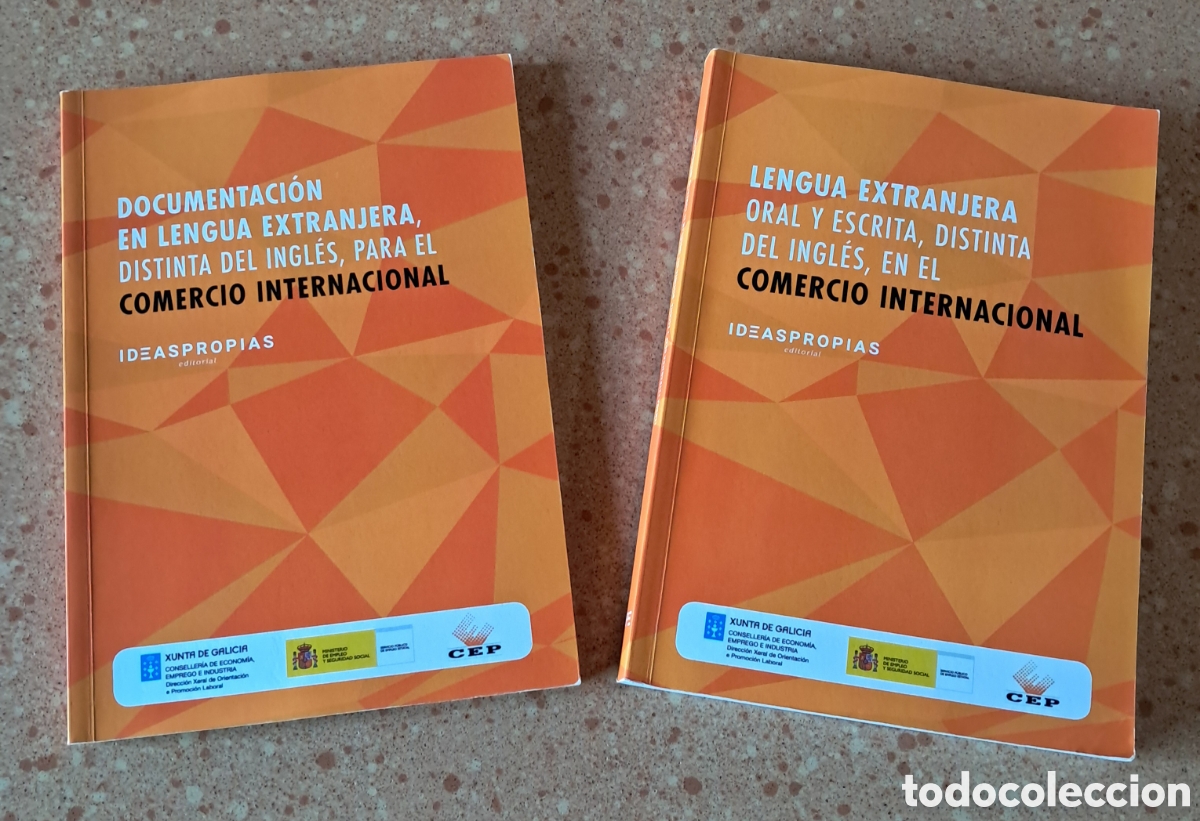 Libros: Pack de 2 libros de comercio internacional en lengua extranjera distinta del ingl&eacute;s (Franc&eacute;s).