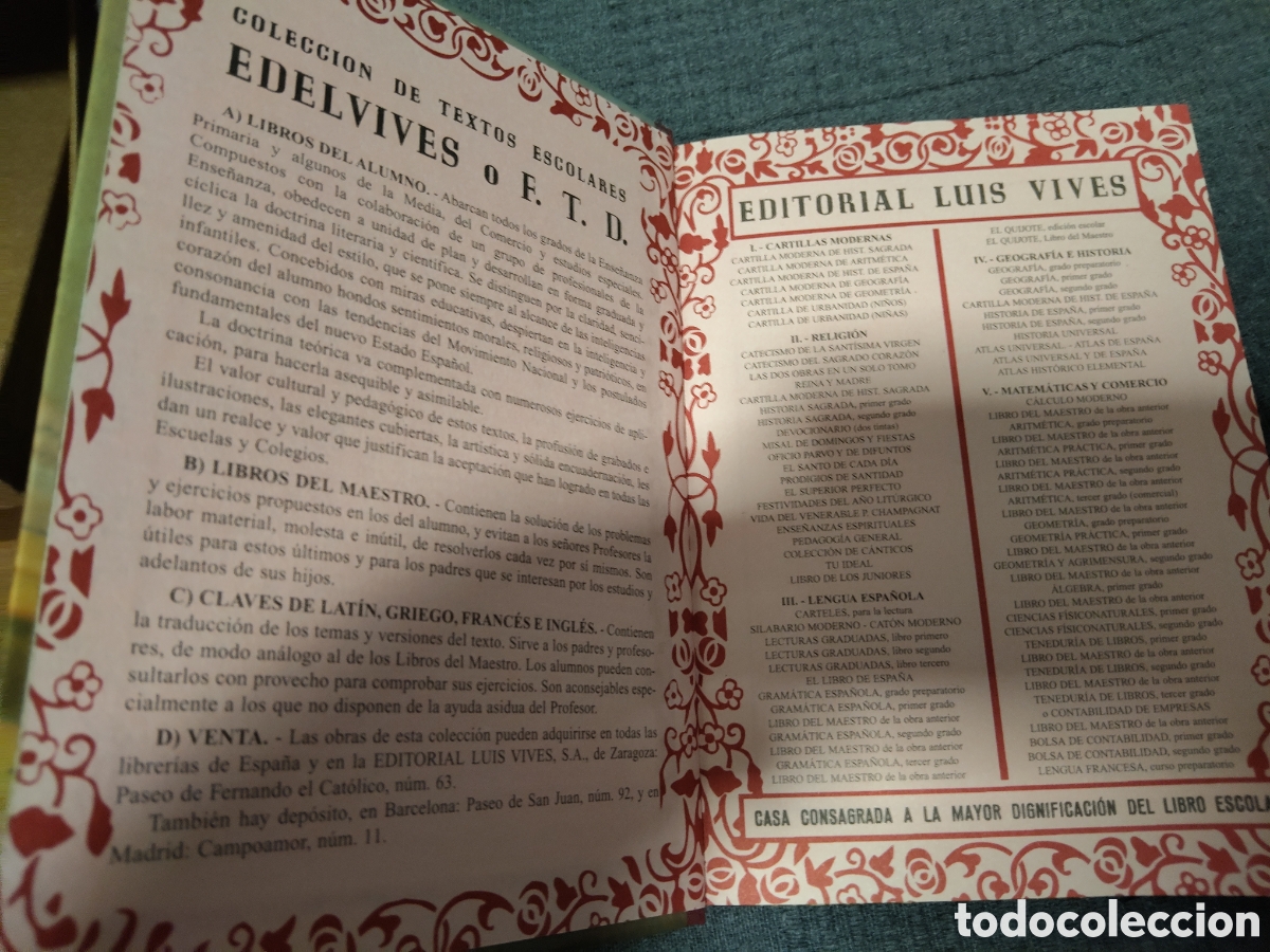 Libros: Gram&aacute;tica Segundo Grado de la Editorial Luis Vives. Ediccion facs&iacute;mil - Foto 3
