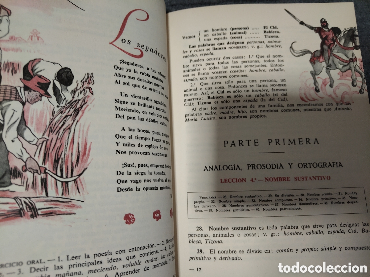 Libros: Gram&aacute;tica Segundo Grado de la Editorial Luis Vives. Ediccion facs&iacute;mil - Foto 5