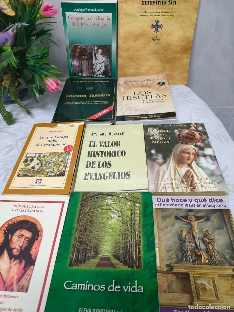 Libros: 10 LIBROS. LOTE ➕ OTROS REGALOS. NUEVOS SIN USO. DE DIOS. CAT&Oacute;LICO