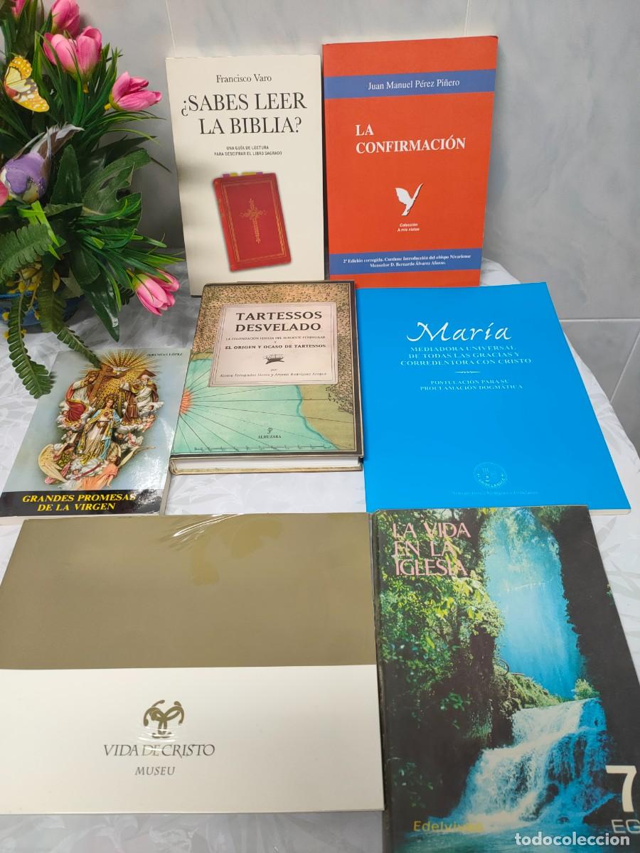 Libros: 7 LIBROS. LOTE ➕ OTROS REGALOS. NUEVOS SIN USO. DE DIOS. CAT&Oacute;LICO.