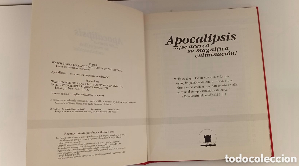 Libros: APOCALIPSIS &iexcl;SE ACERCA SU MAGNIFICA CULMINACION! - Foto 3