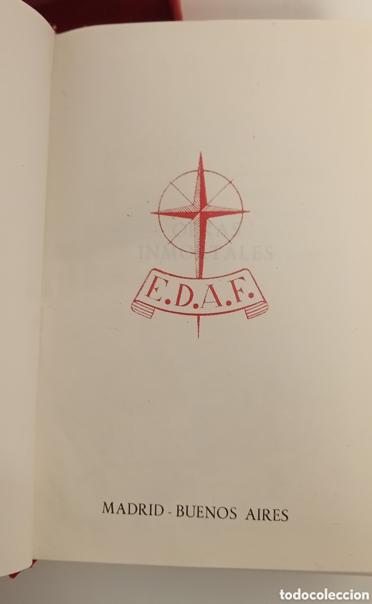Libros: .OBRAS INMORTALES EDITORIAL EDAF - Foto 4