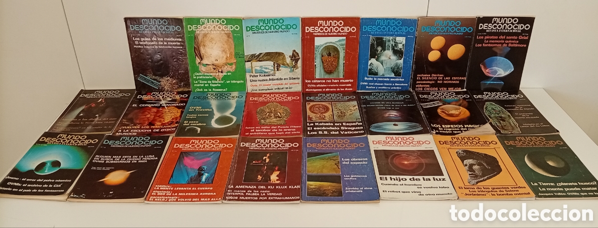 Libros: .LOTE DE 23 REVISTAS DE MUNDO DESCONOCIDO