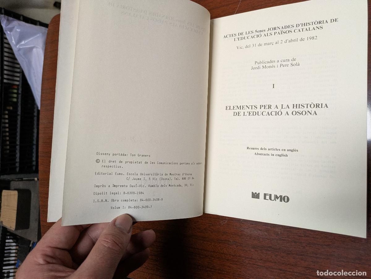 Libros: Elements per la historia de l&rsquo;educacio a osona -Eumo - Foto 4