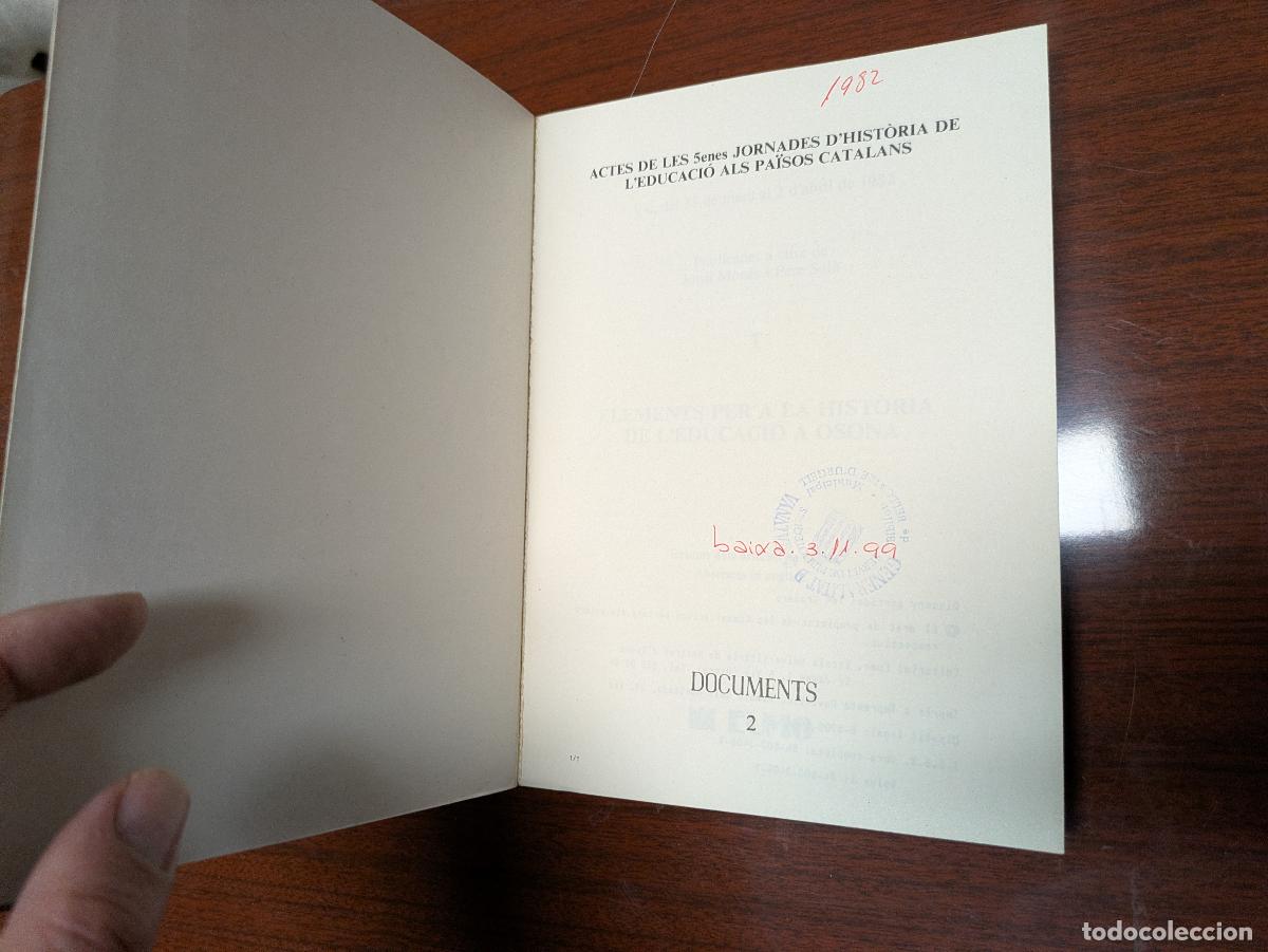 Libros: Elements per la historia de l&rsquo;educacio a osona -Eumo - Foto 6