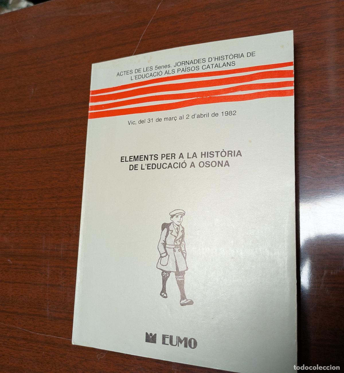 Libros: Elements per la historia de l&rsquo;educacio a osona -Eumo