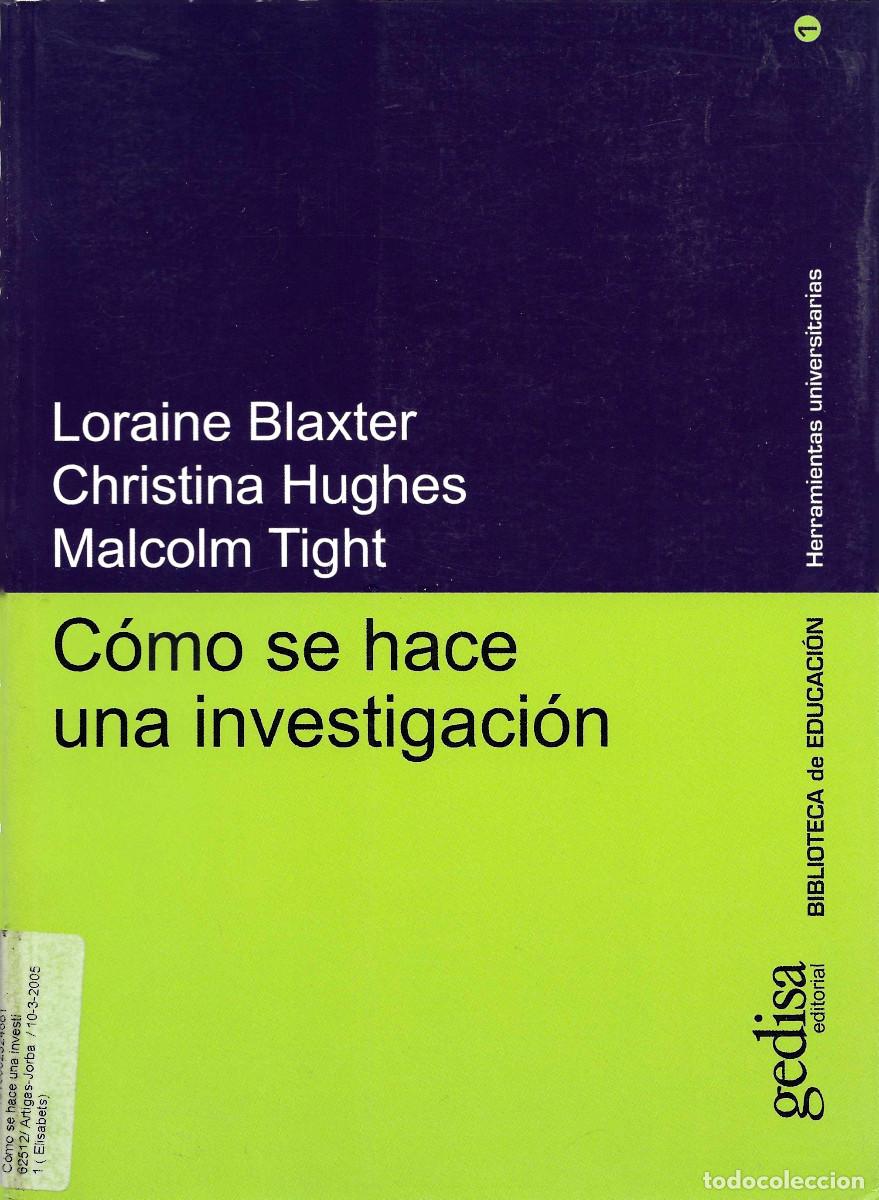 Libros: C&oacute;mo se hace una investigaci&oacute;n