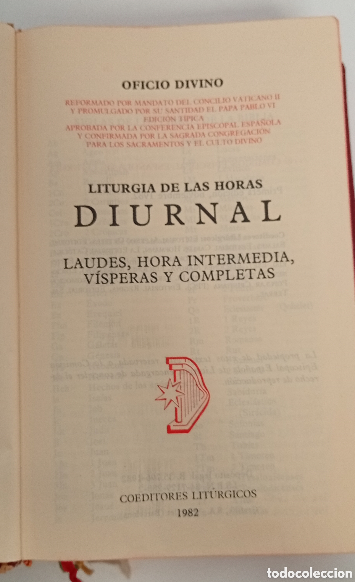 Libros: .DIURNAL. LITURGIA DE LAS HORAS - Foto 3