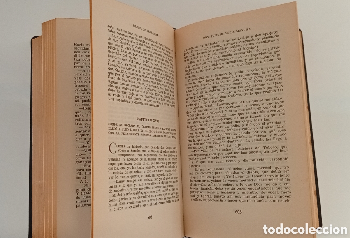 Libros: .LIBRO DON QUIJOTE DE LA MANCHA DE CERVANTES - Foto 6