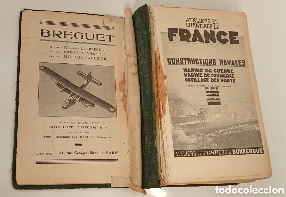 Libros: LIBRO LES FLOTTES DE COMBAT 1936 GEOGRAPHIQUES - Foto 5