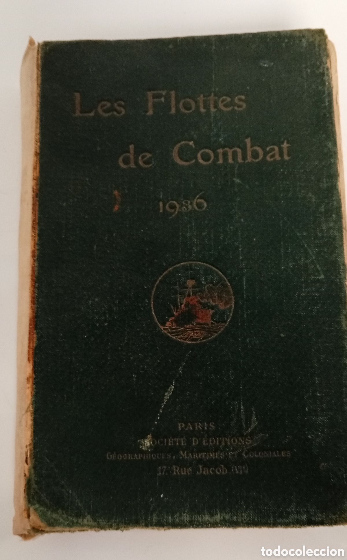 Libros: LIBRO LES FLOTTES DE COMBAT 1936 GEOGRAPHIQUES - Foto 1