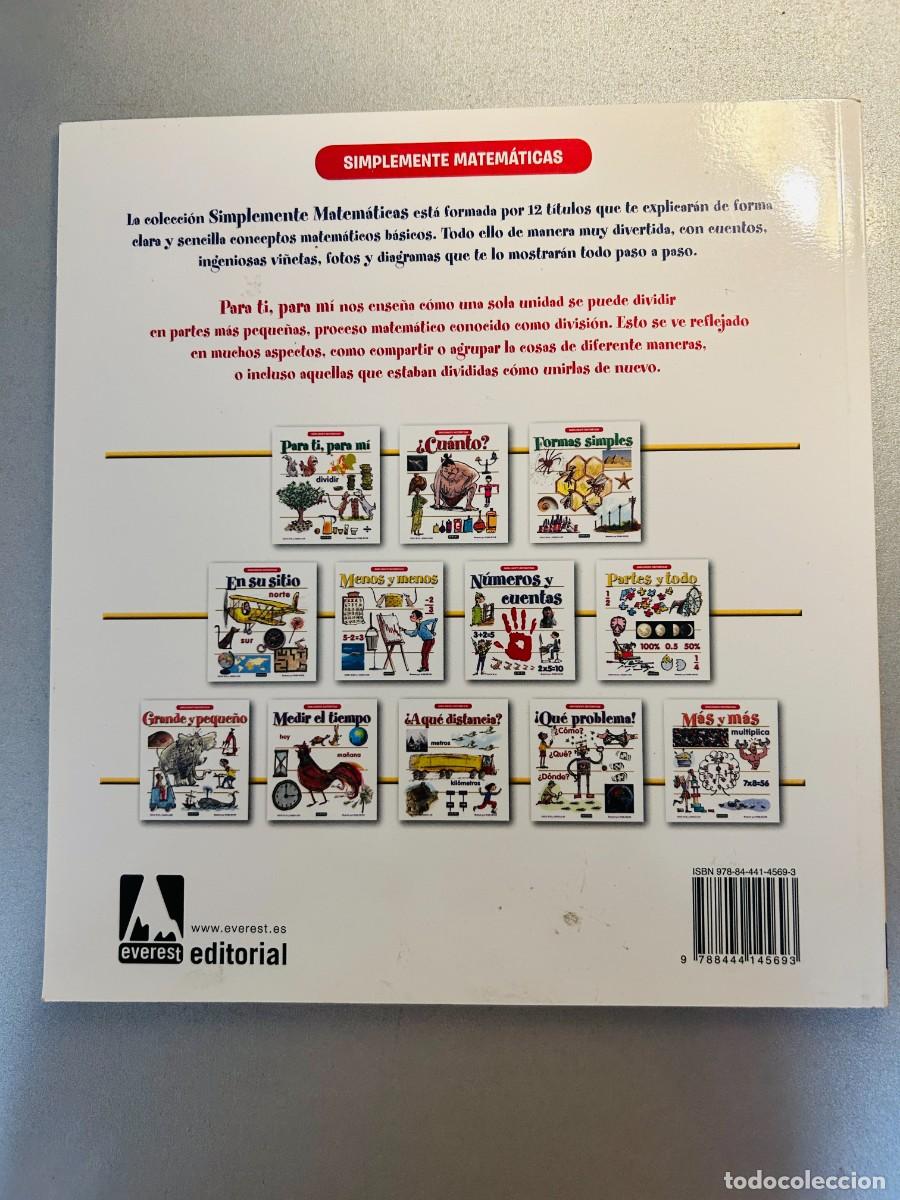Libros: Lote de 2 libros de la colecci&oacute;n &rdquo;Simplemente Matem&aacute;ticas&rdquo; - Foto 3