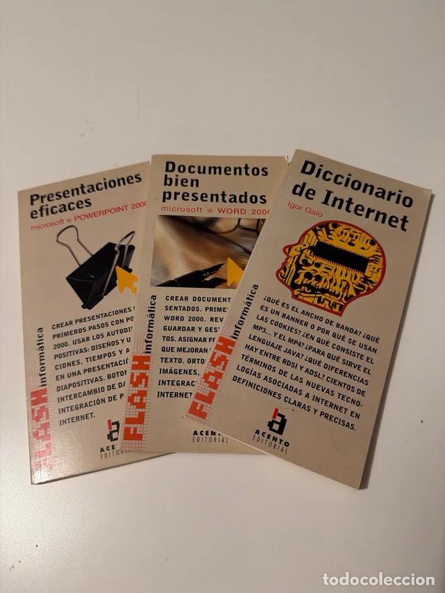 Livres: Lote 3 manuales, Acento editorial