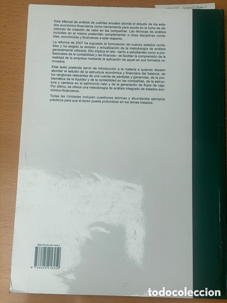 Libros: Manual de an&aacute;lisis de cuentas anuales - Foto 2