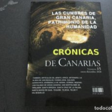 Libros: LAS CUMBRES DE GRAN CANARIA , PATRIMONIO DE LA HUMANIDAD . CRÓNICAS DE CANARIAS N 15