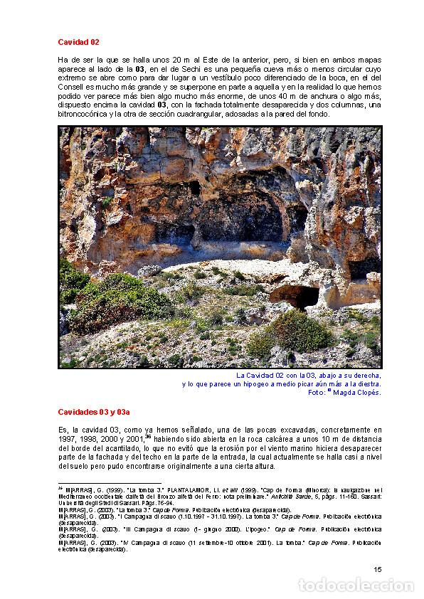 Libros: CAP DE FORMA. NECR&Oacute;POLIS Y REDUCTO (LAGARDA MATA) -MENORCA - Foto 5