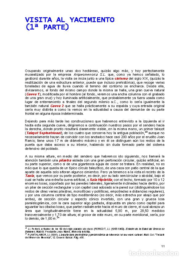 Libros: Talat&iacute; de Dalt y su singular taula (Menorca) - Foto 8