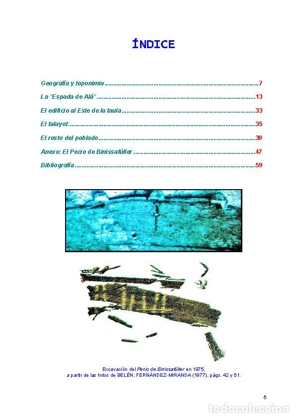 Libros: BINISSAFULLET Y LA ESPADA DE AL&Aacute; (LAGARDA MATA) - MENORCA - Foto 2