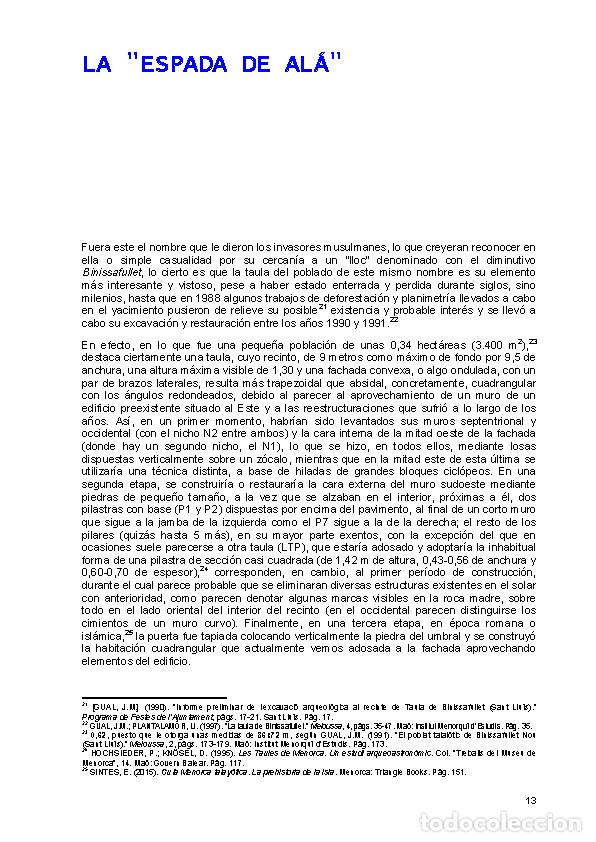 Libros: BINISSAFULLET Y LA ESPADA DE AL&Aacute; (LAGARDA MATA) - MENORCA - Foto 4