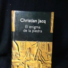 Libros: INTERESANTE LIBRO ,EL ENIGMA DE LA PIEDRA ,CHRISTIAN JACP ,. Lote 269820148
