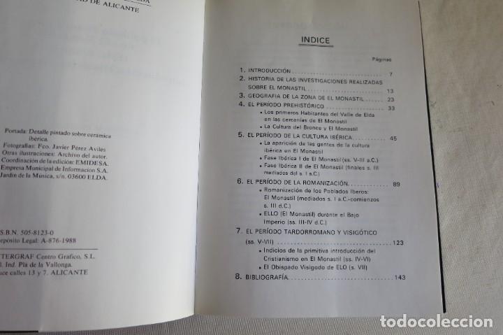 Libros: EL POBLADO IBERO-ROMANO DE &rdquo;EL MONASTIL&rdquo;. - Foto 5