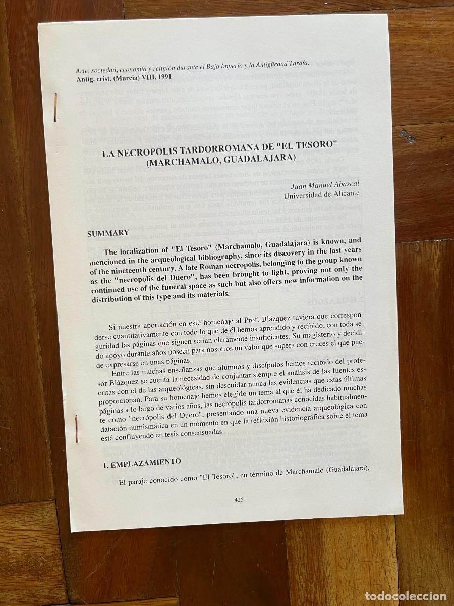 Libros: SIETE SEPARATAS DE ARQUEOLOG&Iacute;A DE ESPA&Ntilde;A. - Foto 6