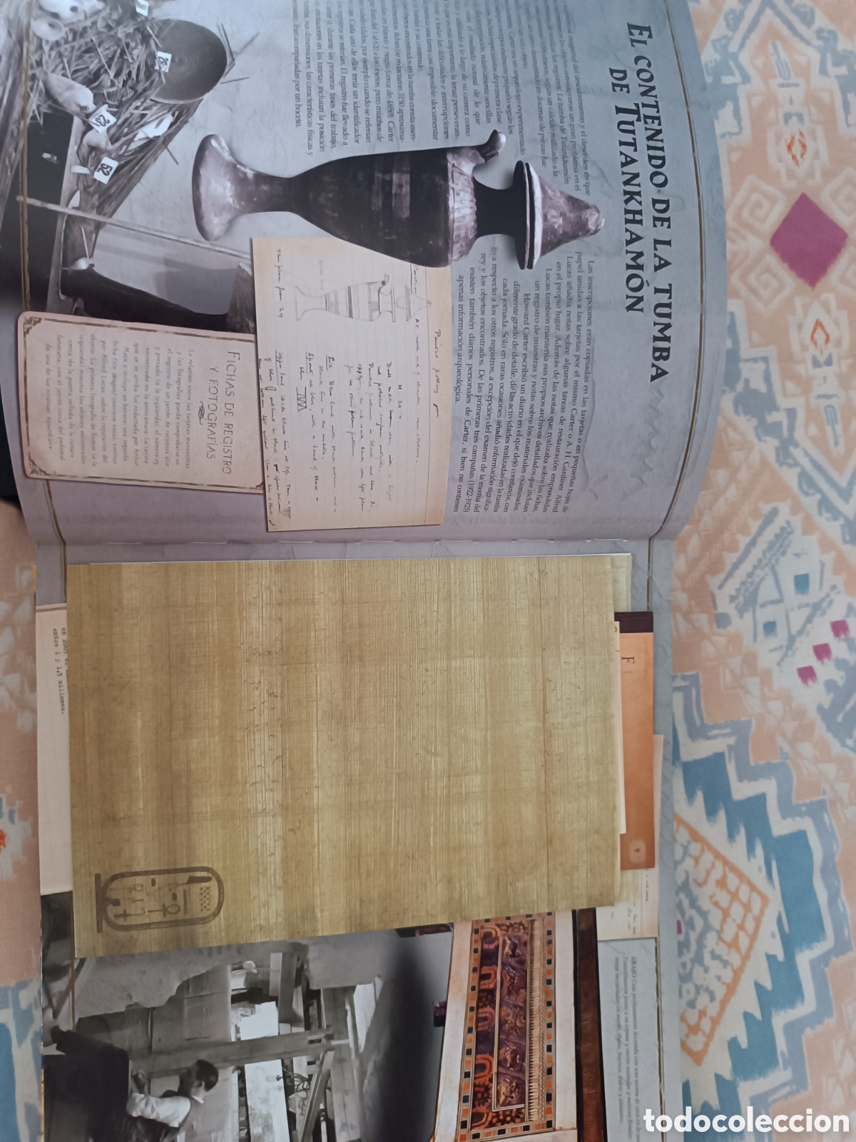 Libros: Espectacular libro LOS TESOROS DE TUTANKHAMON - Foto 6