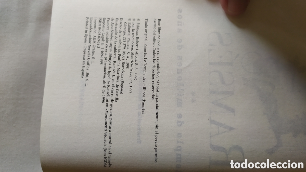 Libros: LIBRO RAMS&Eacute;S DE CRISTIAN JACQ - Foto 7