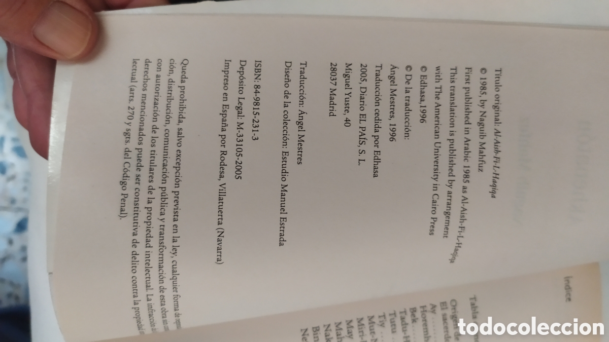Libros: LIBRO AKHENATON NAGUIB MAHFUZ - Foto 6