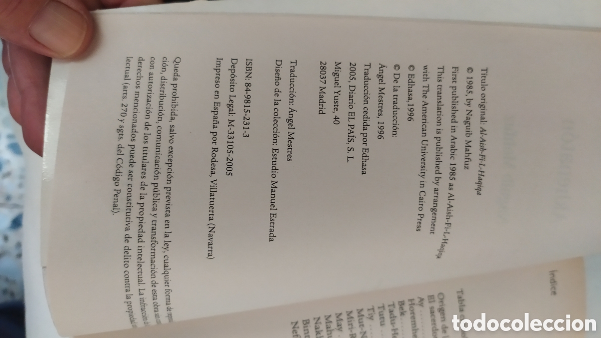 Libros: LIBRO AKHENATON NAGUIB MAHFUZ - Foto 8