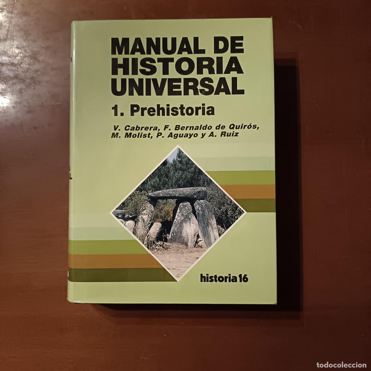 Libros: MANUAL PREHISTORIA. HISTORIA 16 - Foto 1