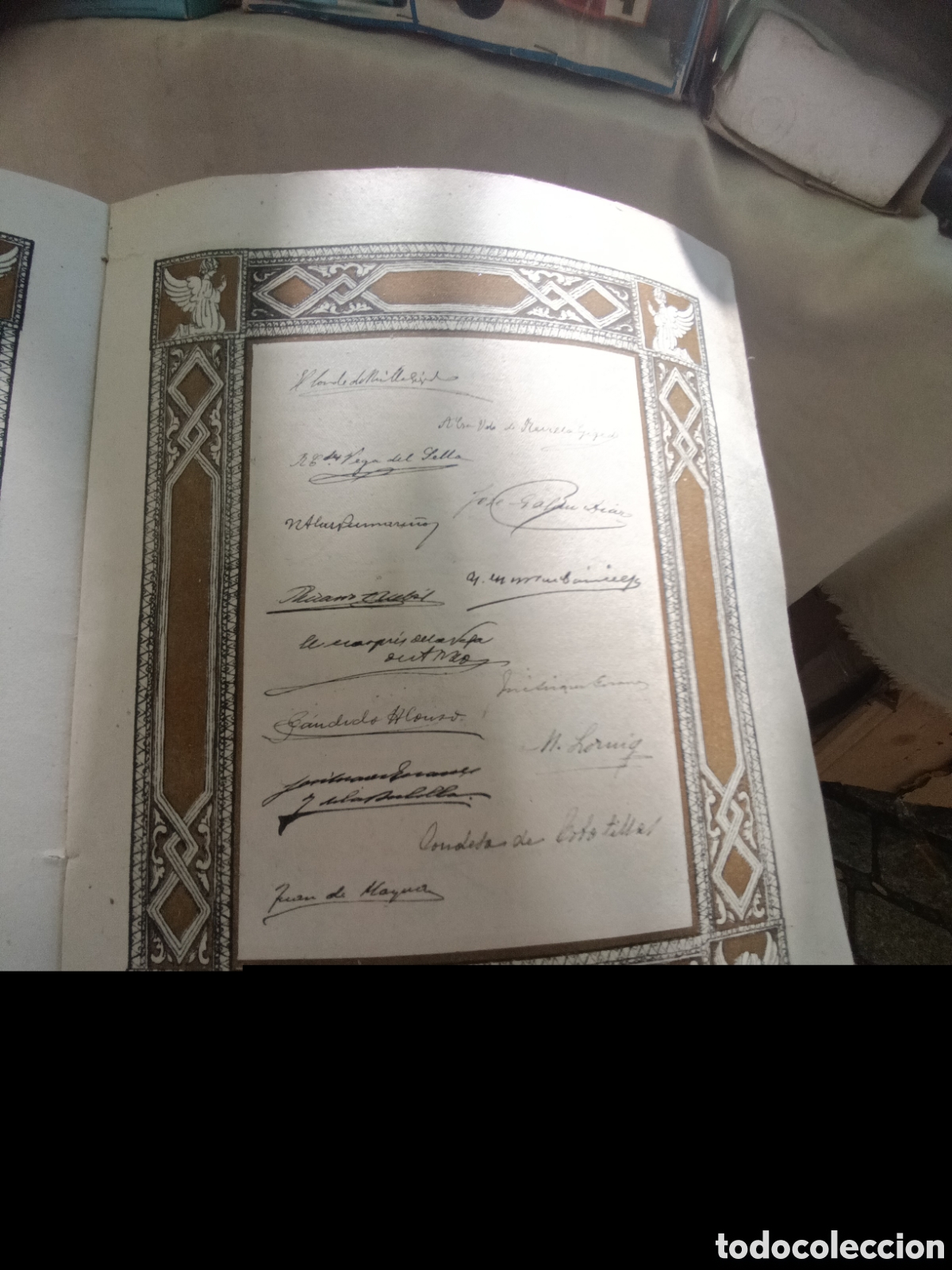 Libros: Libro antiguo con firmas Pedro pidal - Foto 2