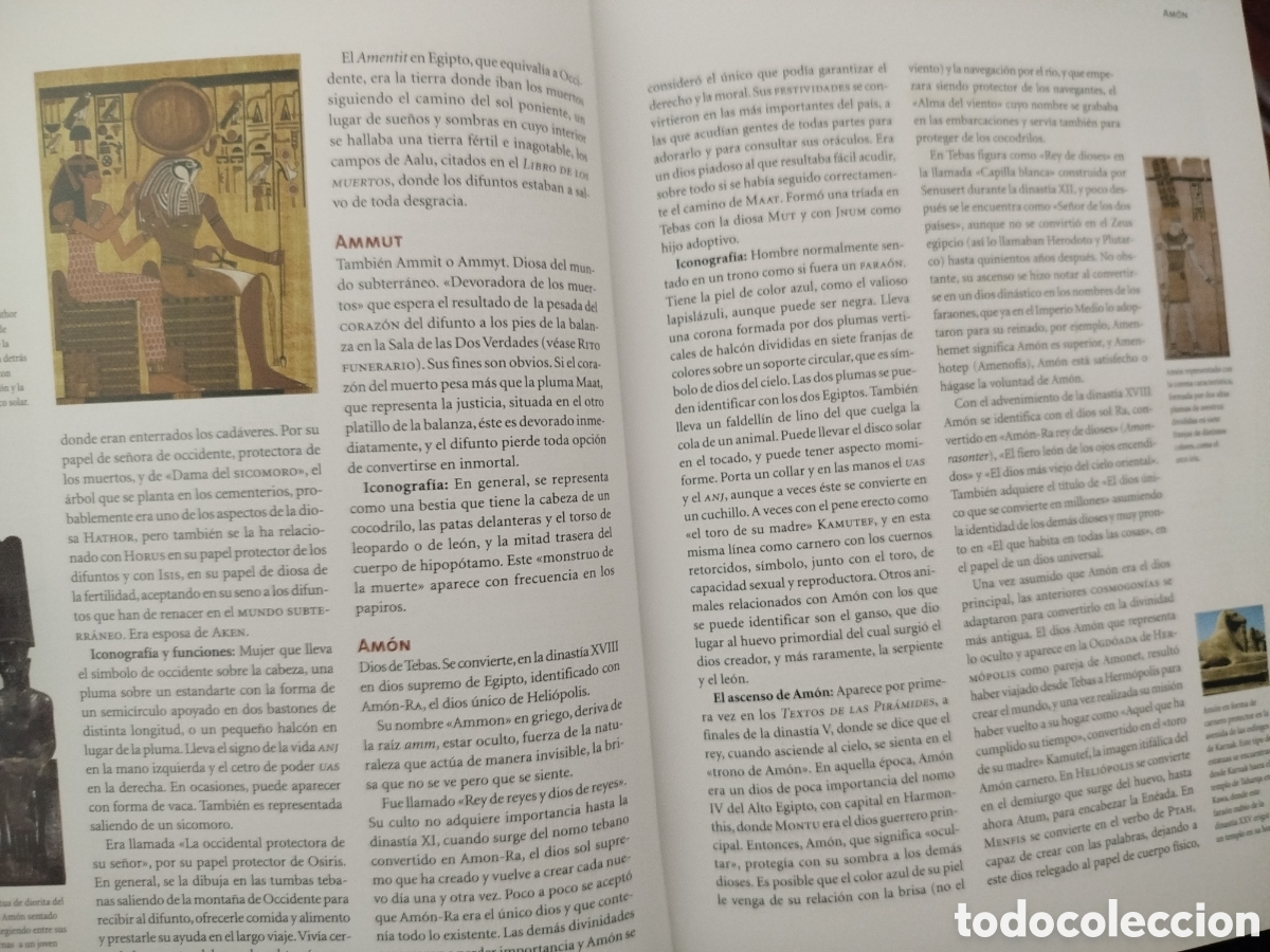 Libros: Diccionario de los dioses de Egipto - Foto 2
