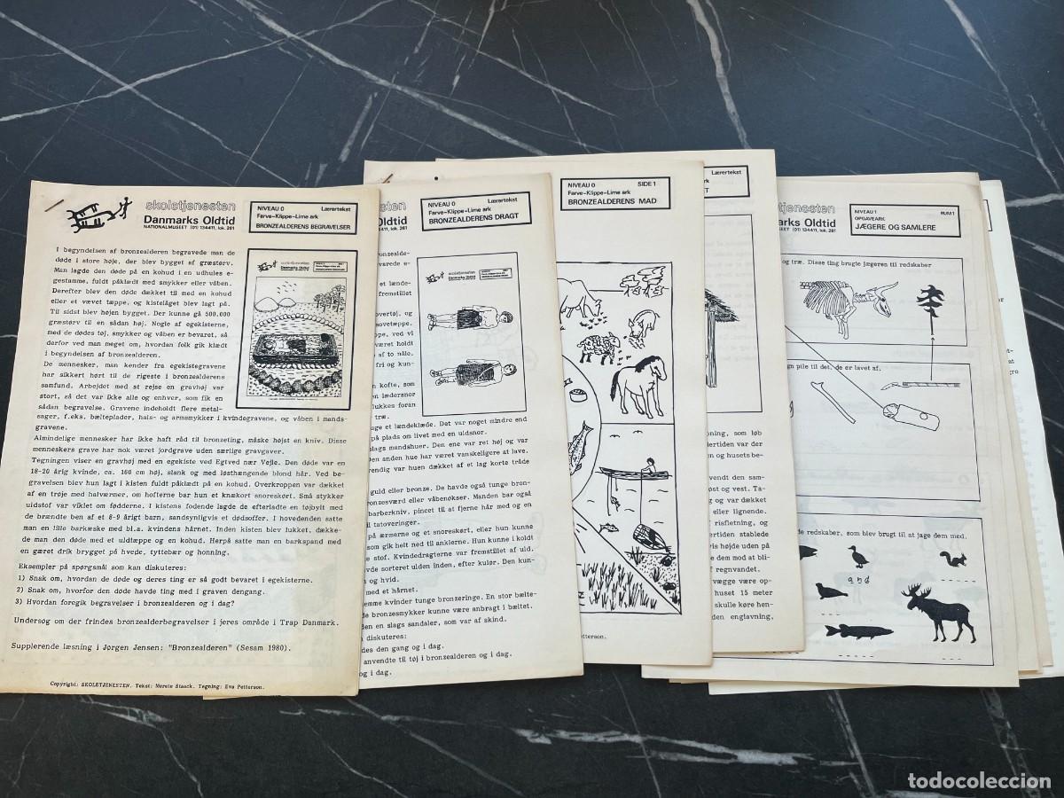 Libros: Hojas did&aacute;cticas de arqueolog&iacute;a del museo nacional de Copenhague (Dinanarca)