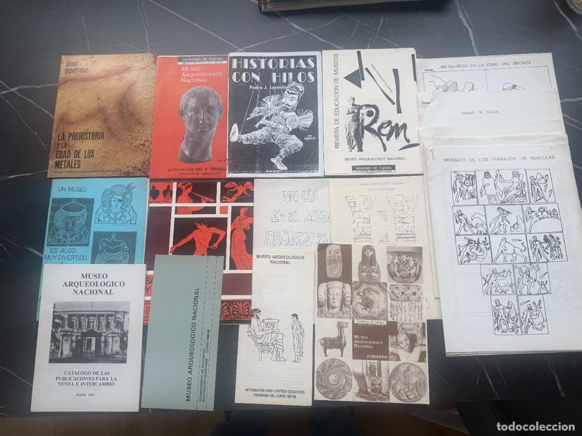 Libros: LOTE DE PUBLICACIONES Y MATERIALES DID&Aacute;CTICOS DEL MUSEO ARQUEOL&Oacute;GICO NACIONAL (MADRID)