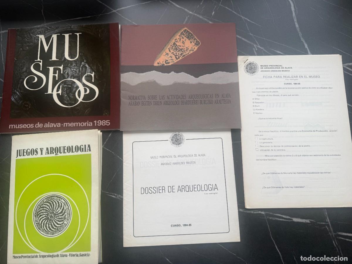 Libros: LOTE DE MATERIALES DID&Aacute;CTICOS Y DOCUMENTACI&Oacute;N ARQUEOL&Oacute;GICA. MUSEO PROVINCIAL DE ARQUEOLOG&Iacute;A DE &Aacute;LAVA
