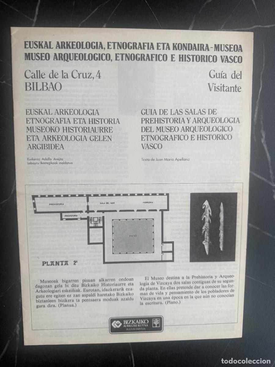 Libros: GU&Iacute;A DE LAS SALAS DE PREHISTORIA Y ARQUEOLOG&Iacute;A DEL MUSEO ARQUEOL&Oacute;GICO, ETNOGR&Aacute;FICO E HIST&Oacute;RICO VASCO