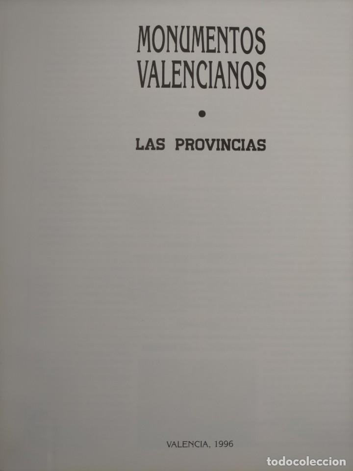 Libros: MONUMENTOS VALENCIANOS. LAS PROVINCIAS. - Foto 2