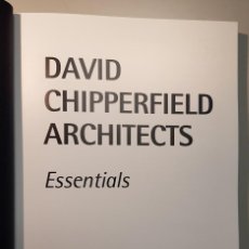 Libros: DAVID CHIPPERFIELD ARCHITECTS ESSENTIALS 2015 ARQUITECTURA. Lote 285385218