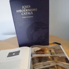 Libros: JOIES DEL MODERNISME CATALÀ ESPAIS INTERIORS. Lote 356868305