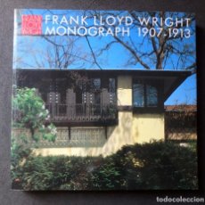 Libri: FRANK LLOYD WRIGHT-MONOGRAPH 1907-1913,A.D.A EDITA.TOKYO , EN INGLES Y JAPONES. Lote 360418315
