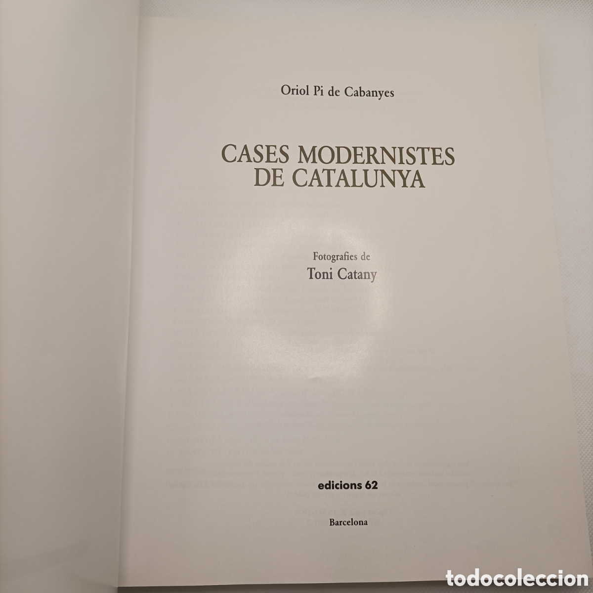 Libros: Libro cases modernistes de Catalunya - Foto 2