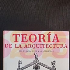 Libros: TEORIA DE LA ARQUITECTURA. Lote 402075219