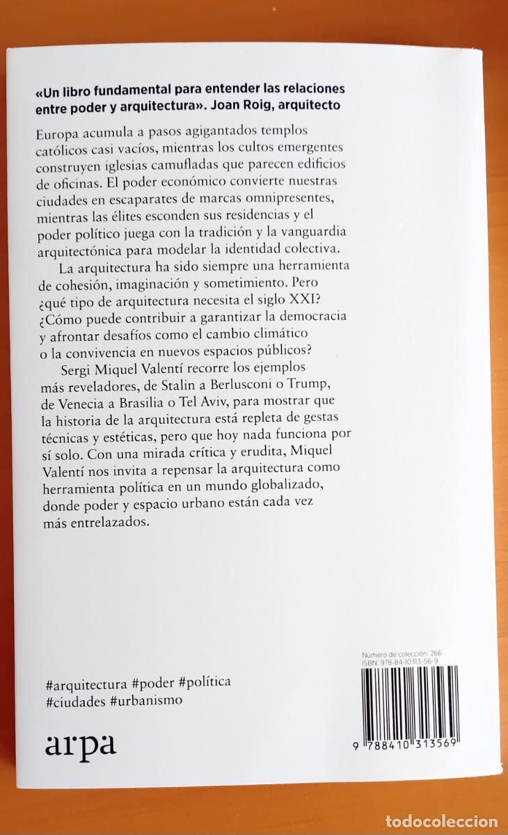 Libros: Arquitectura y poder.Sergi Miquel Valenti. - Foto 2