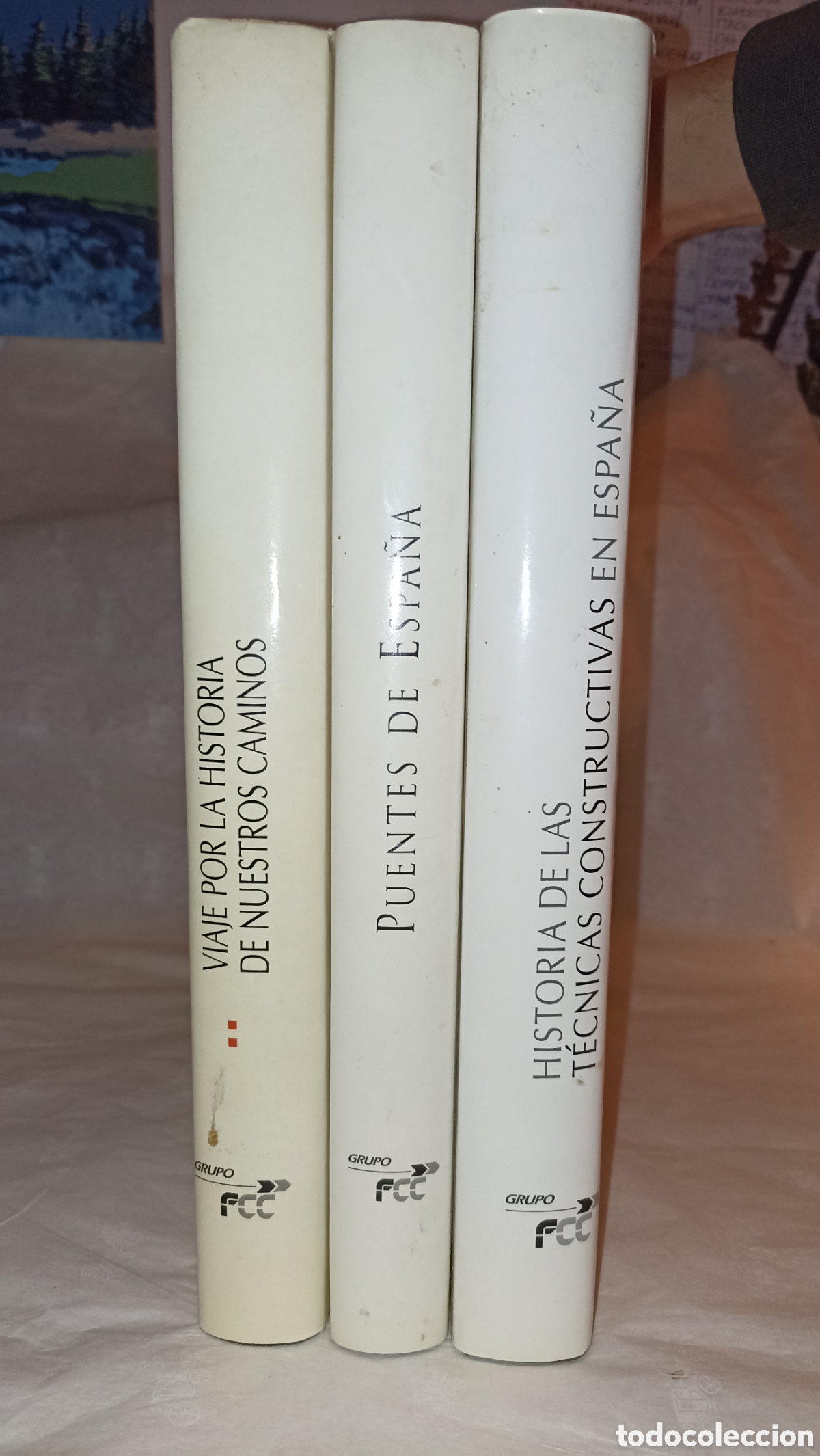 Libros: Lote 3 Libros Ingenier&iacute;a e Historia de Espa&ntilde;a - Edici&oacute;n Lujo Grupo FCC