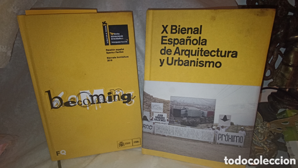 Libros: Lote 2 Libros Arquitectura: X Bienal Espa&ntilde;ola + Becoming Venecia 2018 (Tela)