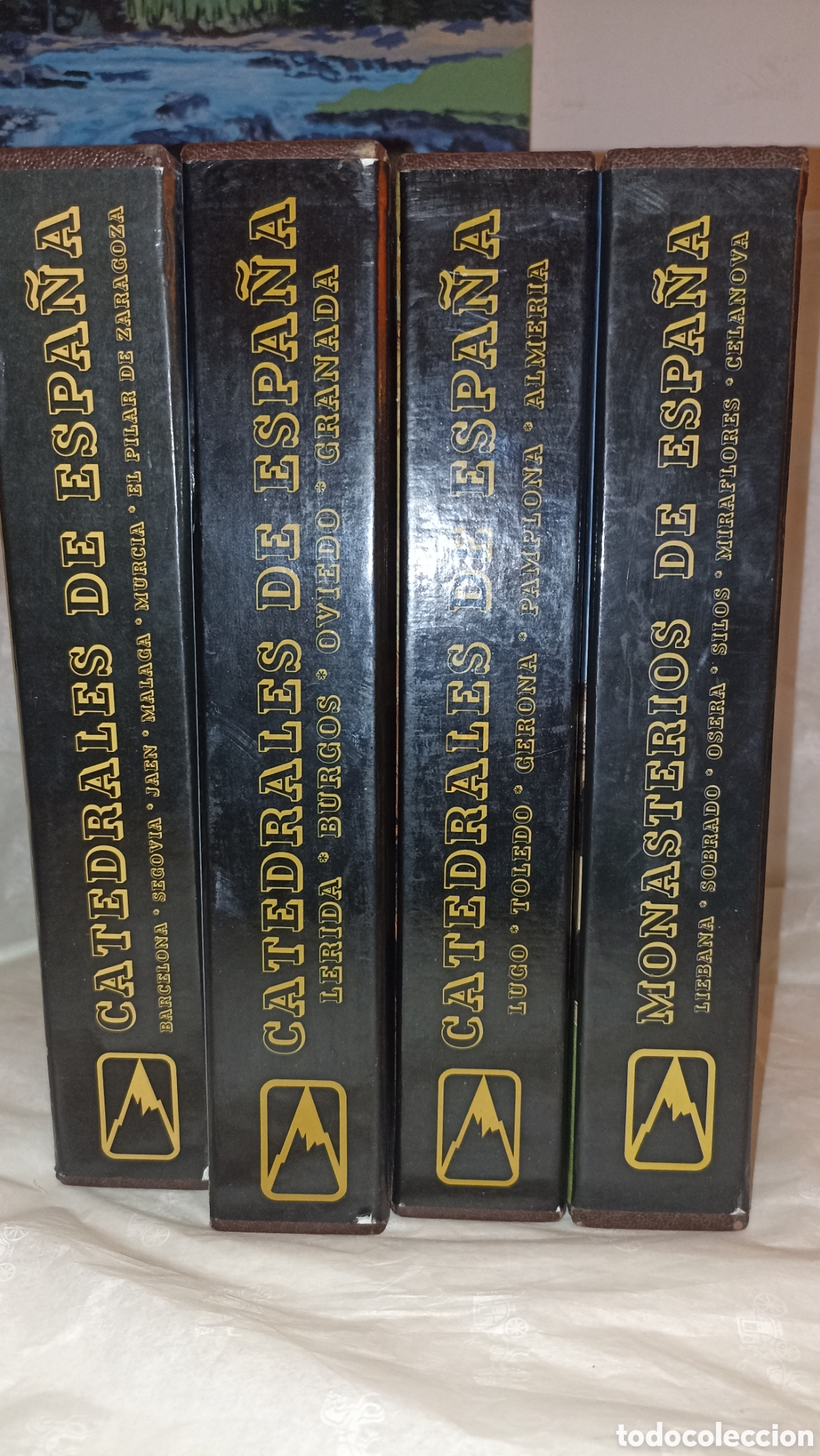 Livros: Colecci&oacute;n 4 Tomos Lujo con Estuche: Catedrales y Monasterios de Espa&ntilde;a - Editorial Everest (1994)
