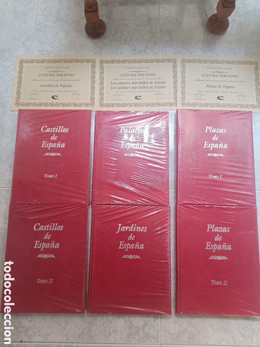Libros: Lote castillos palacios jardines iglesias plazas catedrales y monumentos de Espa&ntilde;a